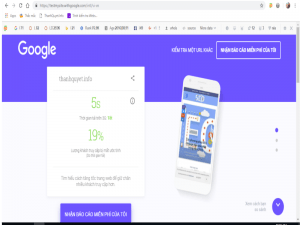 Công cụ kiểm tra tốc độ website của google